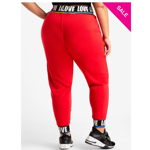 Rainbow Love Athleisure Joggers - Picture 2 of 4